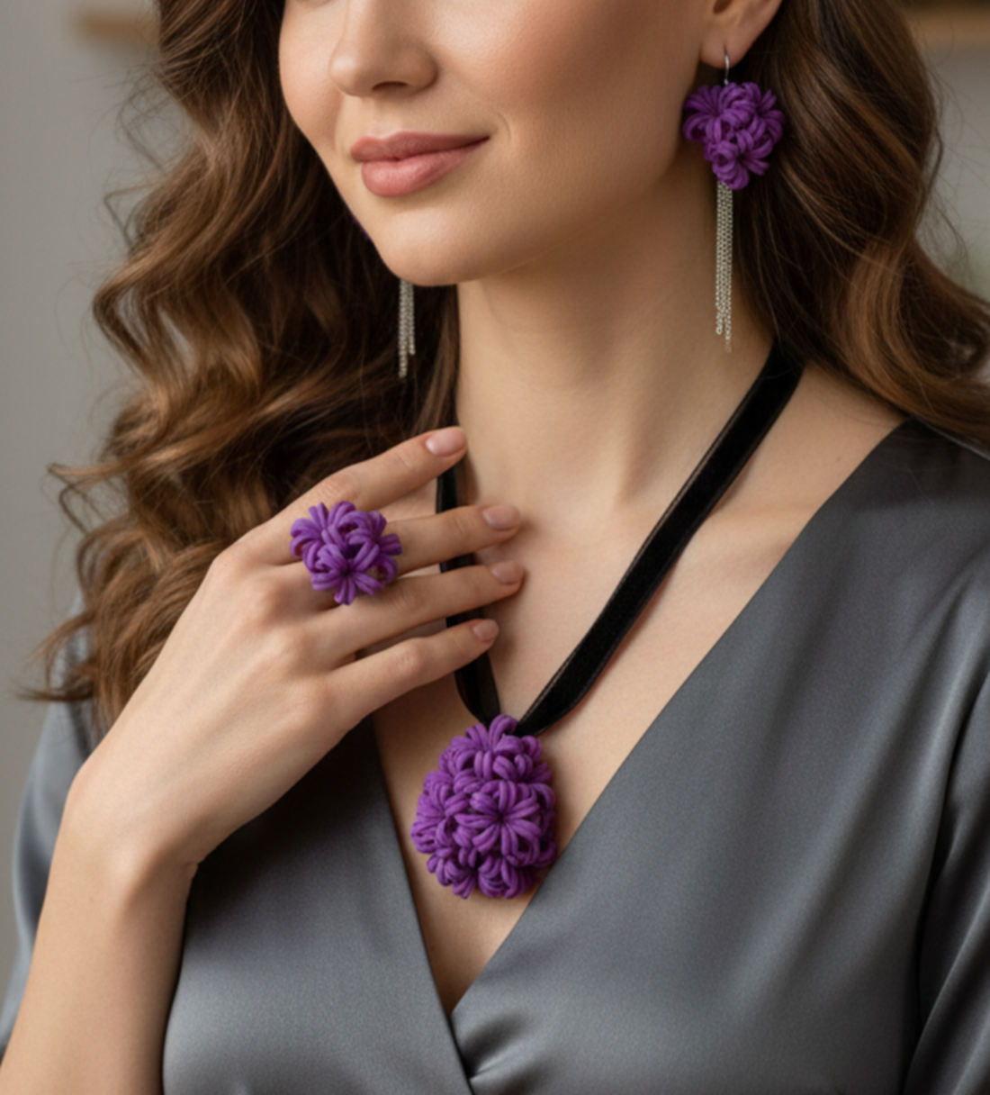 Set zambile - bijuterii - seturi de bijuterii - Artynos.ro