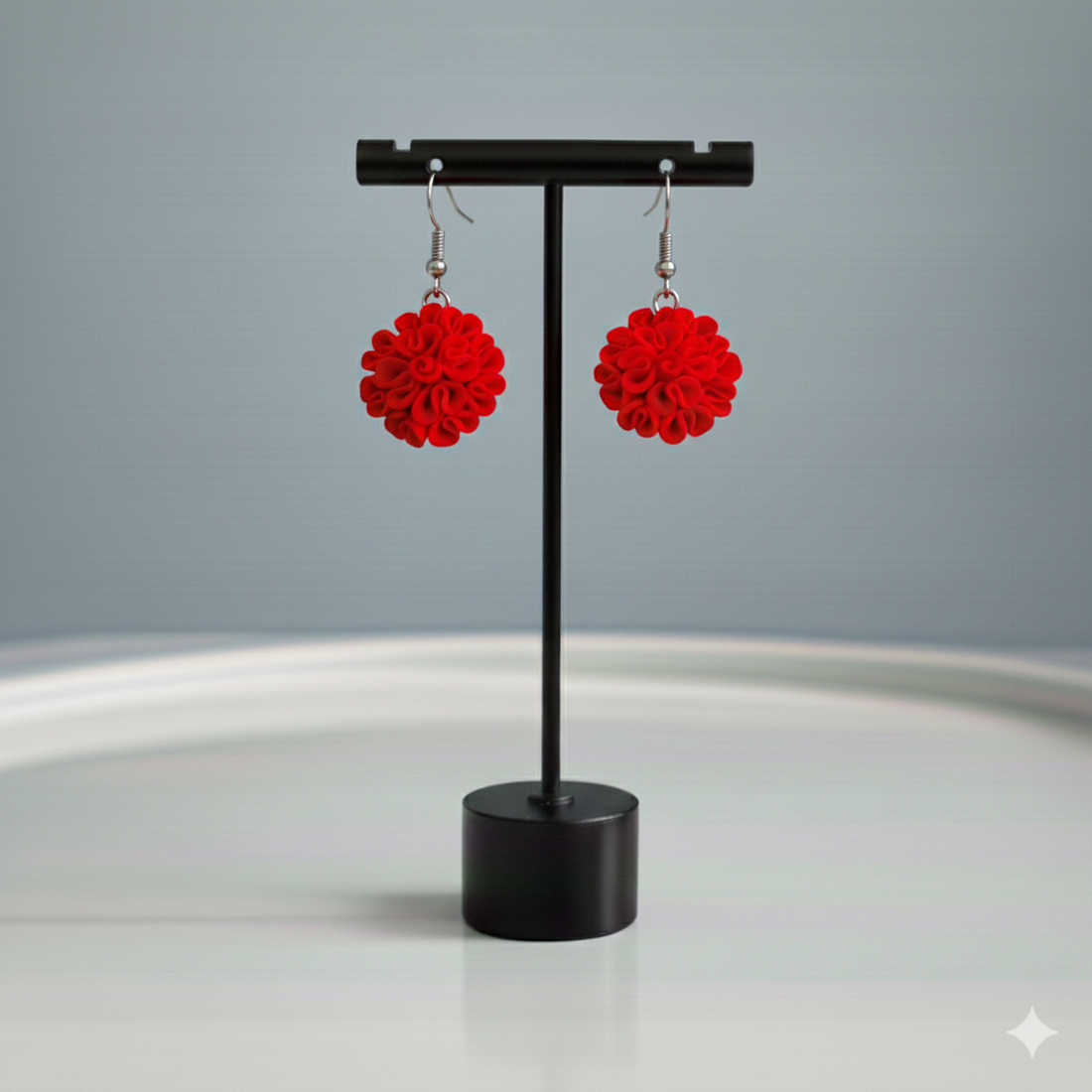 Cercei eleganti dantela - bijuterii - cercei - cercei din rășină - Artynos.ro