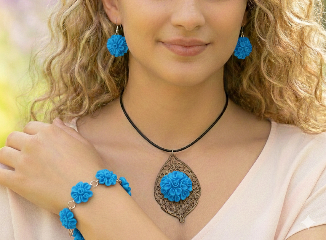 Set ocazii cu dantela - bijuterii - seturi de bijuterii - Artynos.ro