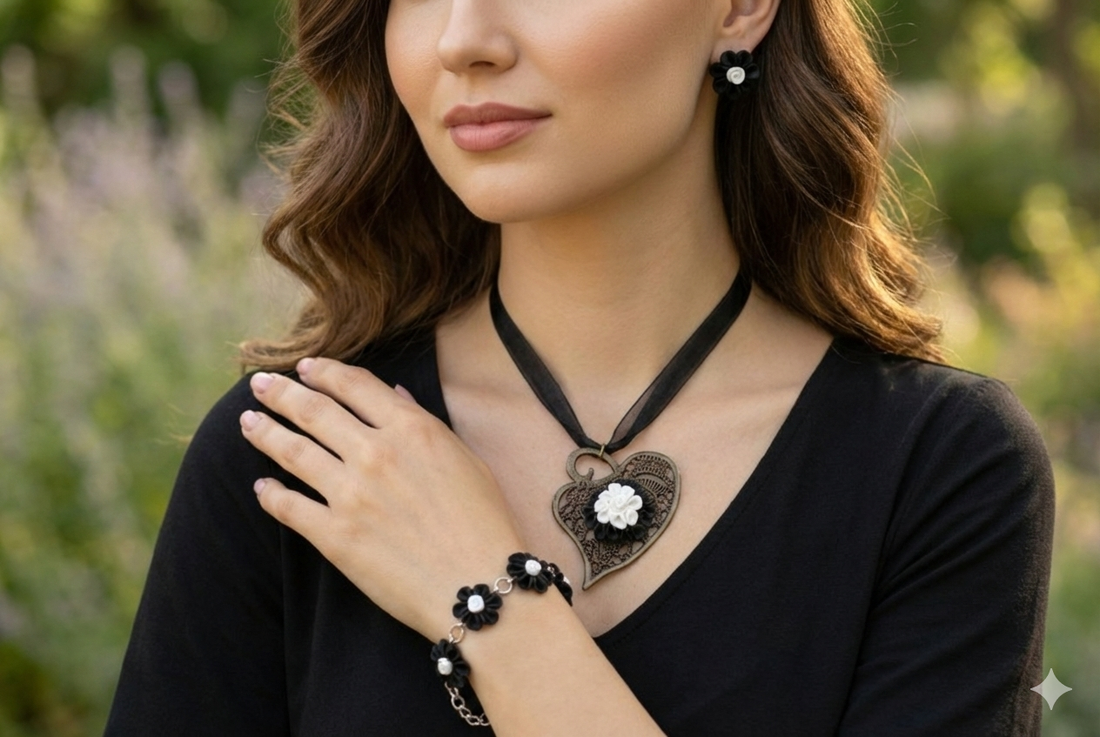 Set ocazii cu dantela - bijuterii - seturi de bijuterii - Artynos.ro