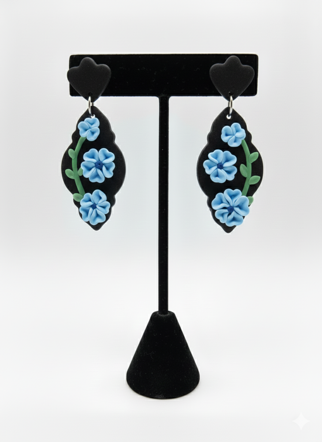 Cercei statement flori - bijuterii - cercei - cercei din rășină - Artynos.ro