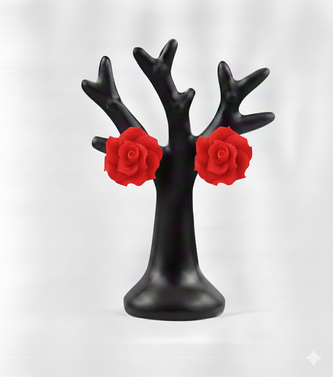 Cercei trandafiri - bijuterii - cercei - cercei din rășină - Artynos.ro