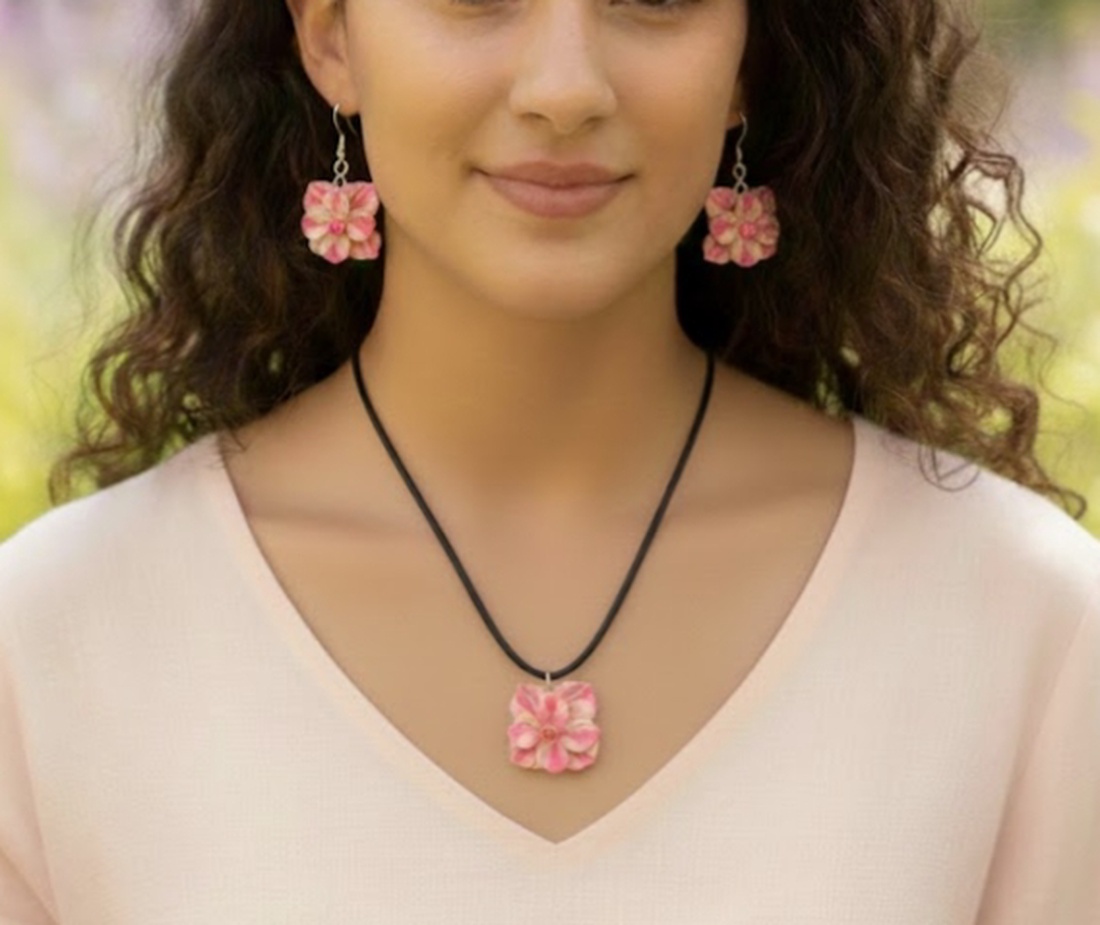 Set trandafiri - bijuterii - seturi de bijuterii - Artynos.ro