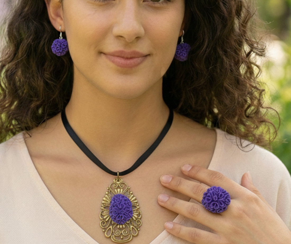 Set flori - bijuterii - seturi de bijuterii - Artynos.ro