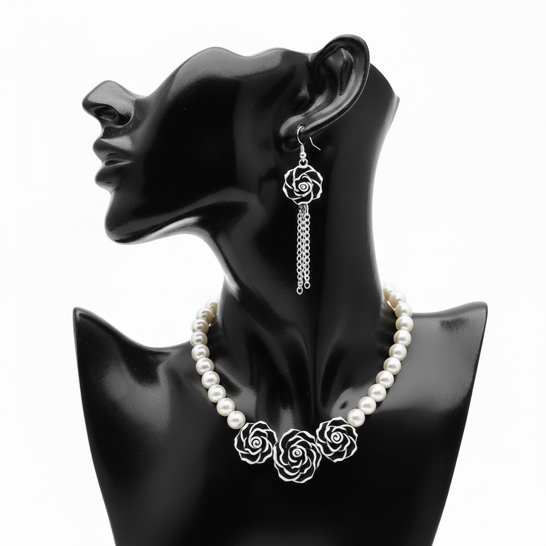 Set trandafiri - bijuterii - seturi de bijuterii - Artynos.ro