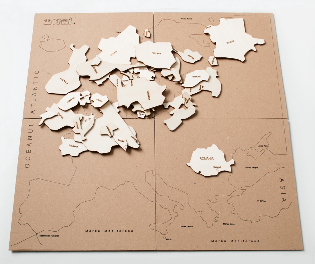 HARTA EUROPA + STEAGURI EUROPA - jucării și echipamente pentru copii - jocuri de gândire - jocuri educative - Artynos.ro