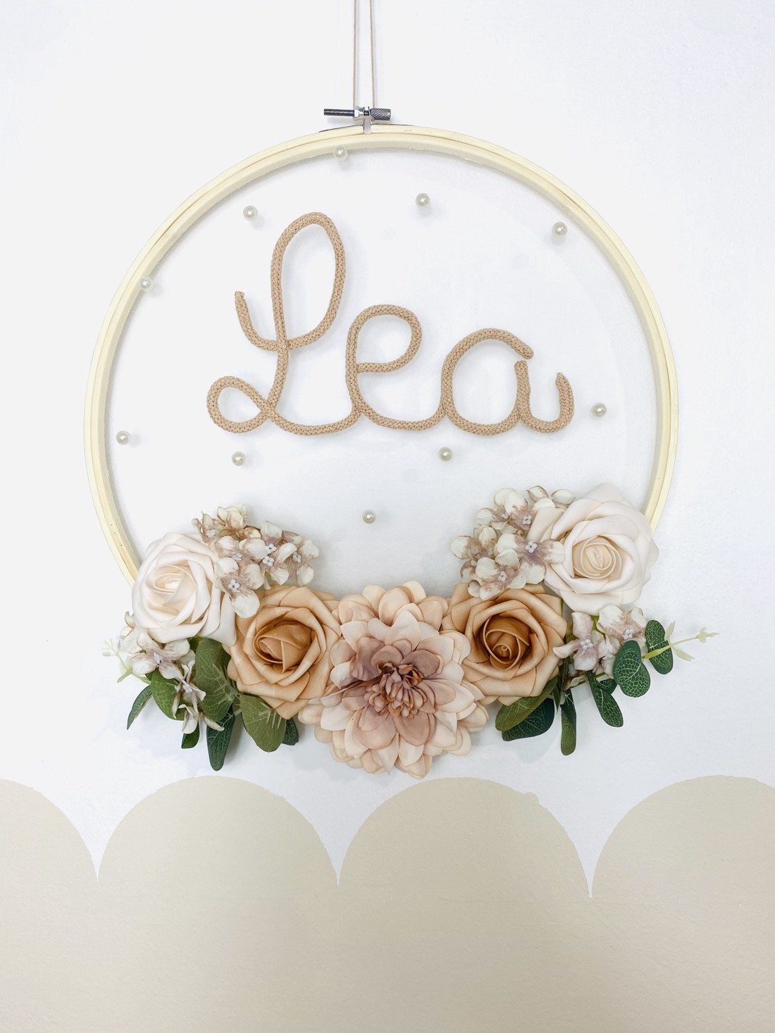 Decor de perete floral personalizat - girly - - Artynos.ro Decor de perete floral personalizat - girly - - Artynos.ro