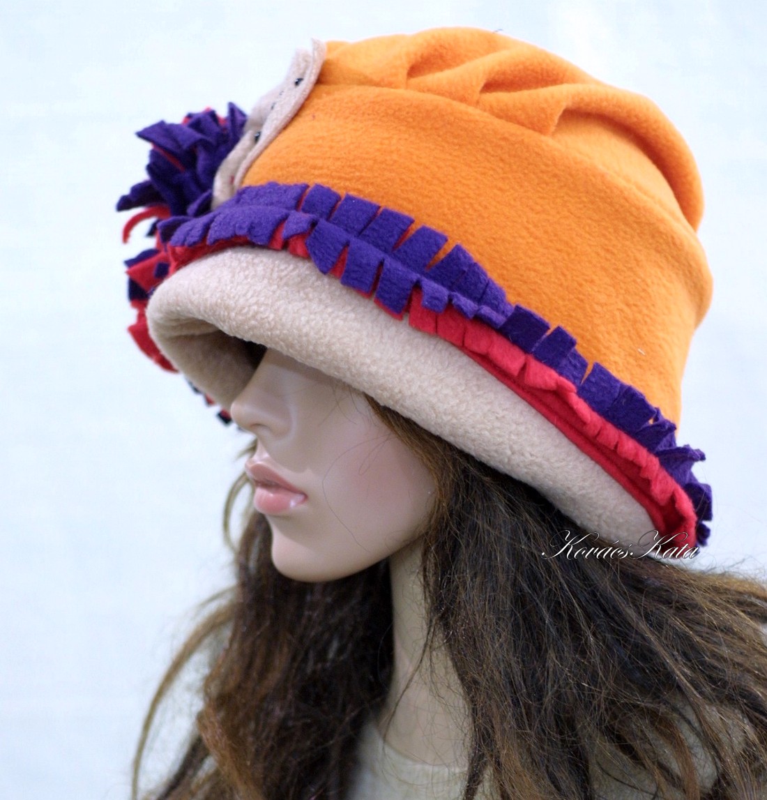 LÉDA - design-polárkalap - îmbrăcăminte și modă - eșarfe, pălării, fularuri - pălărie - Artynos.ro