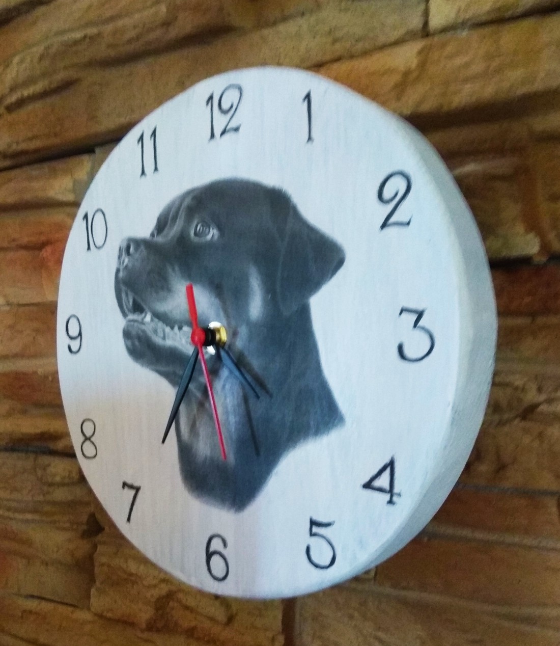 Rottweiler câine din lemn ceas de perete - - Artynos.ro Rottweiler câine din lemn ceas de perete - - Artynos.ro