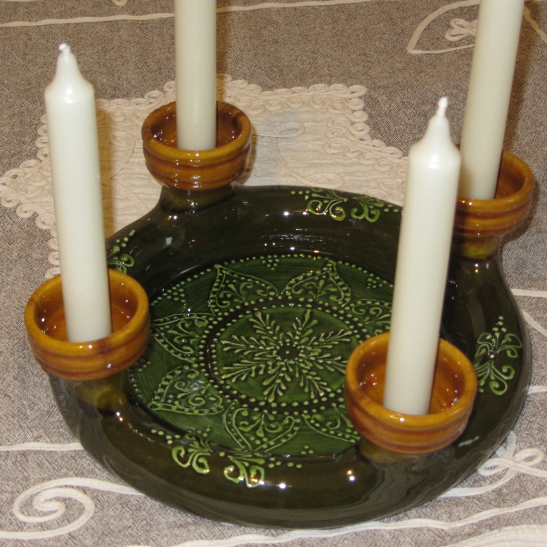 Coroană de Advent - crăciun - decorațiuni de advent - coroniță advent - Artynos.ro