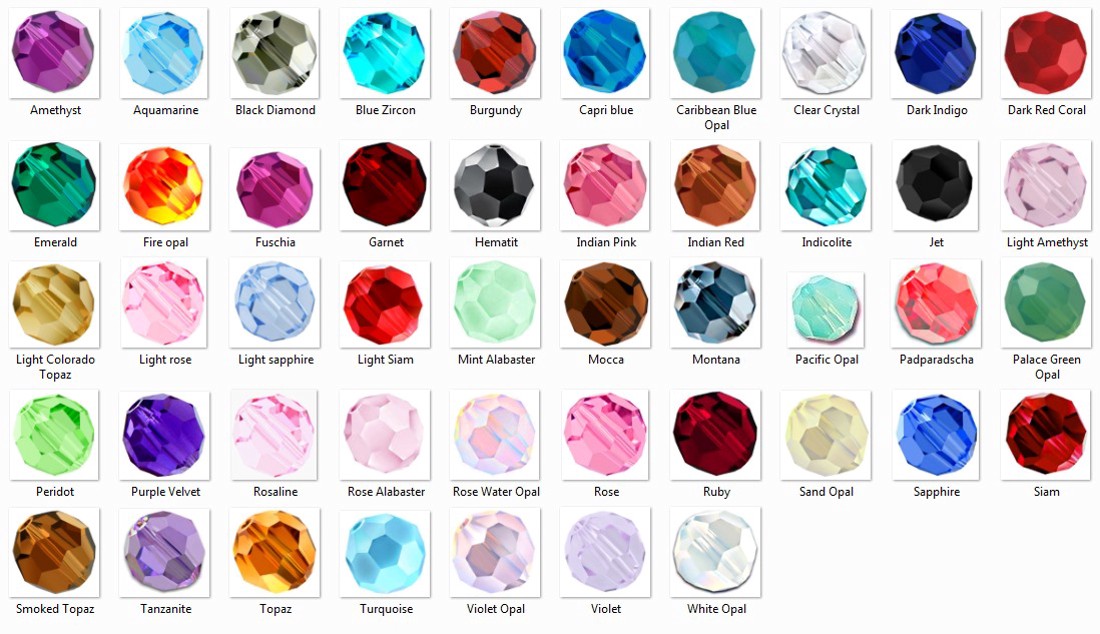 Swarovski cristal bead: SW5000-3 sfera 3mm în mai multe culori - - Artynos.ro Swarovski cristal bead: SW5000-3 sfera 3mm în mai multe culori - - Artynos.ro
