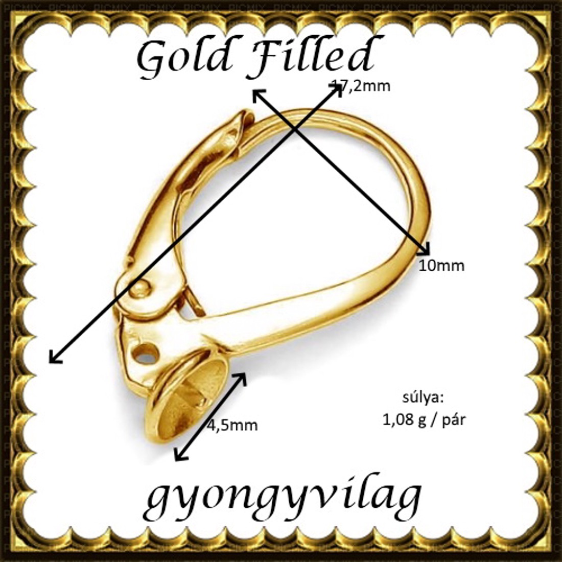  Accesorii pentru bijuterii din argint 925: bază pentru cercei cu închidere de siguranță EFK K 26g -  - Artynos.ro
