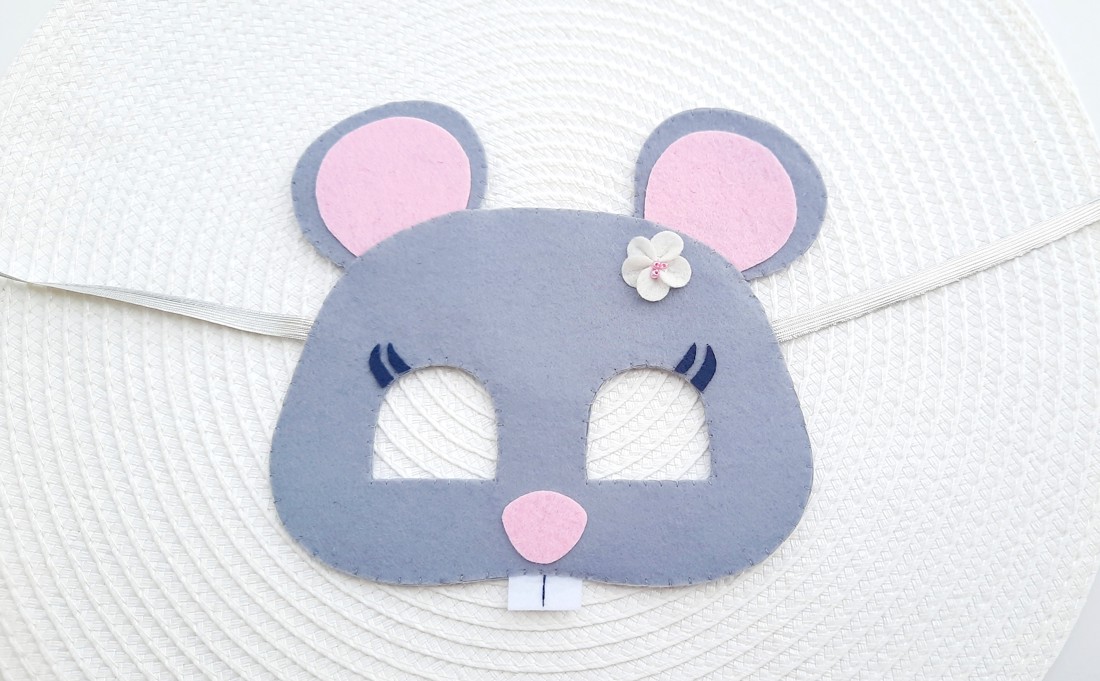 Mouse cu coada costum de carnaval pentru fete -  - Artynos.ro