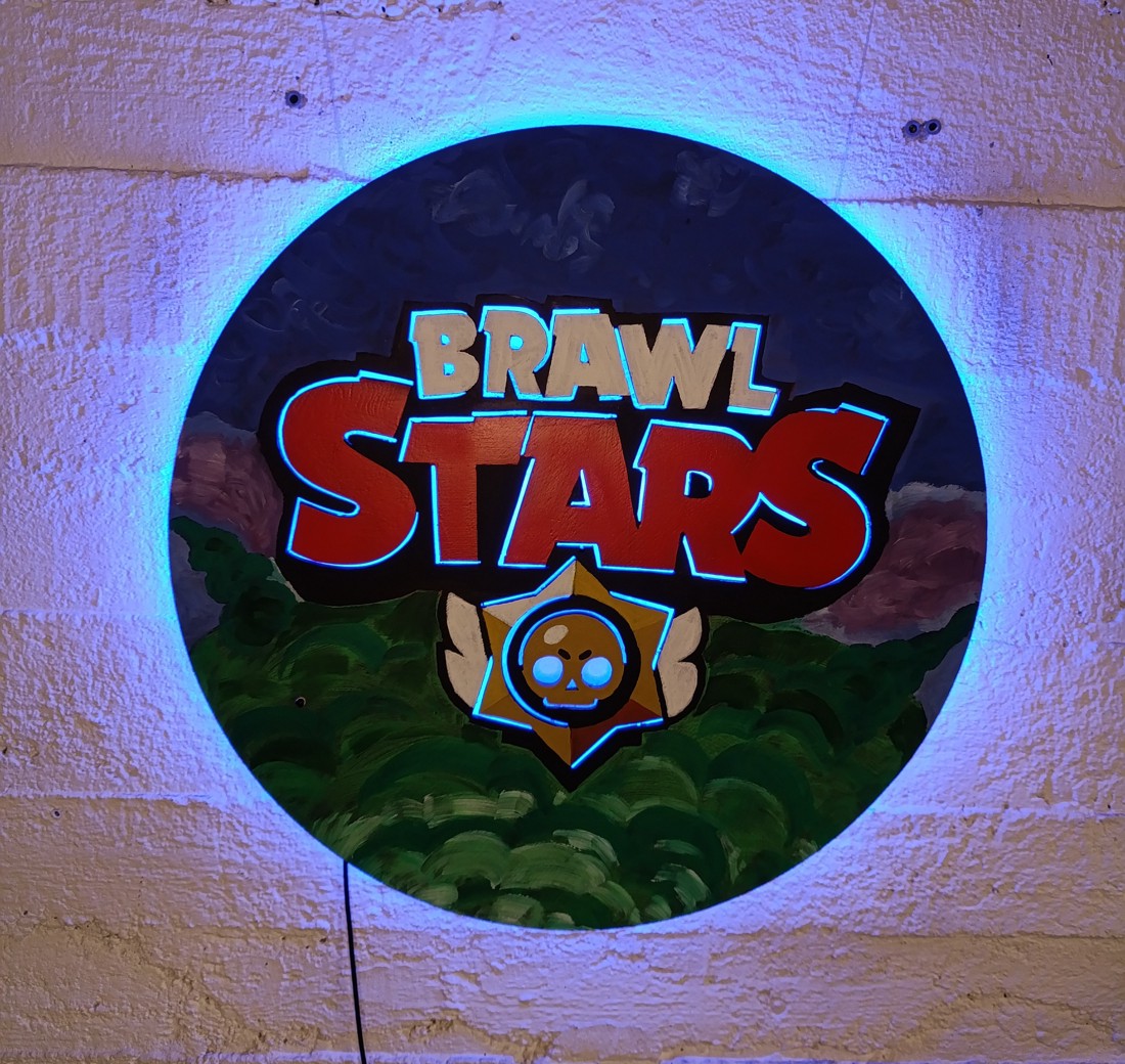 Brawl Stars - perete mural iluminat -  - Artynos.ro