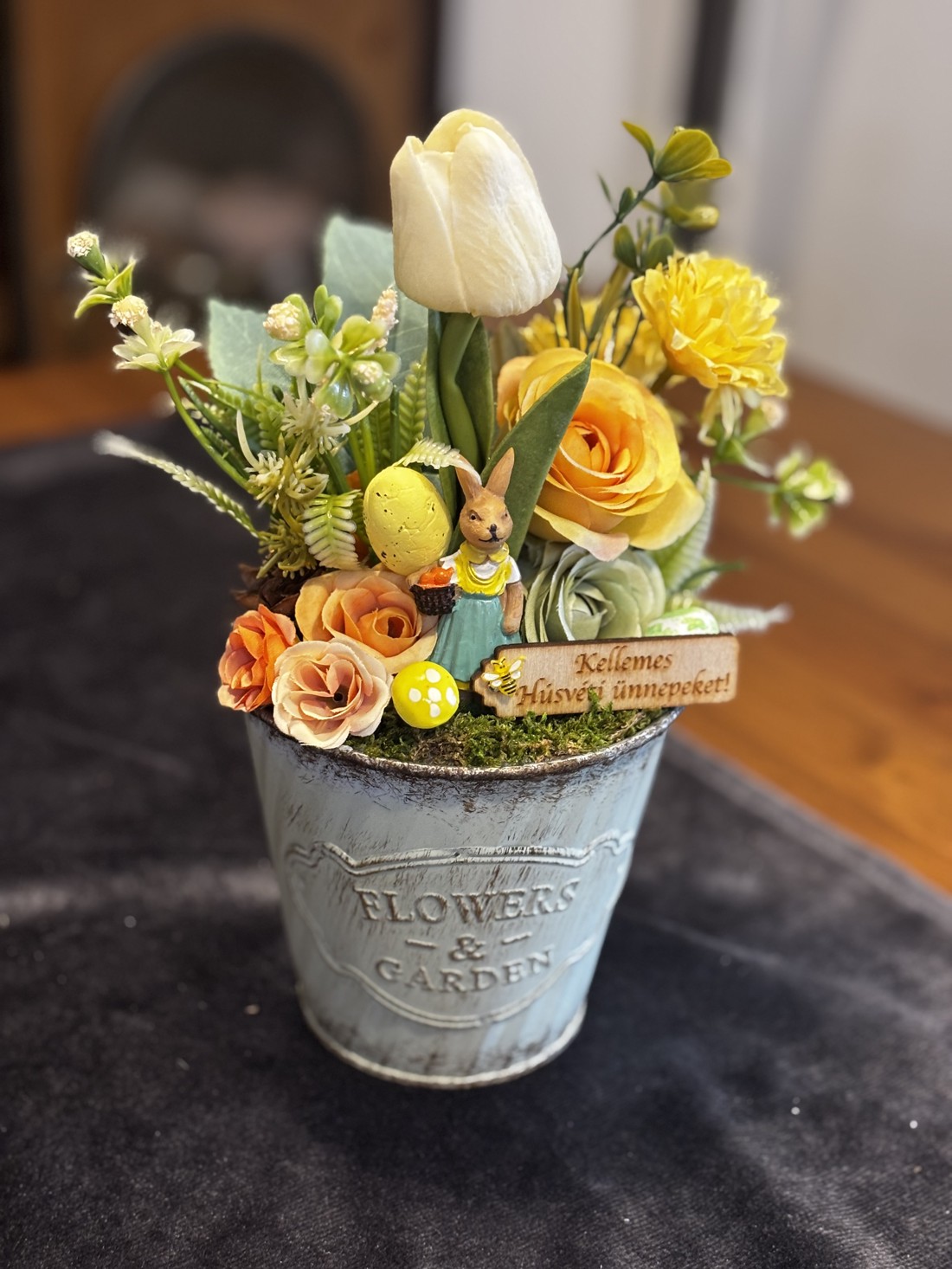 Decorațiuni de masă pentru Paște  - decor de sărbători - decorațiuni de paște - decor masă de paște - Artynos.ro