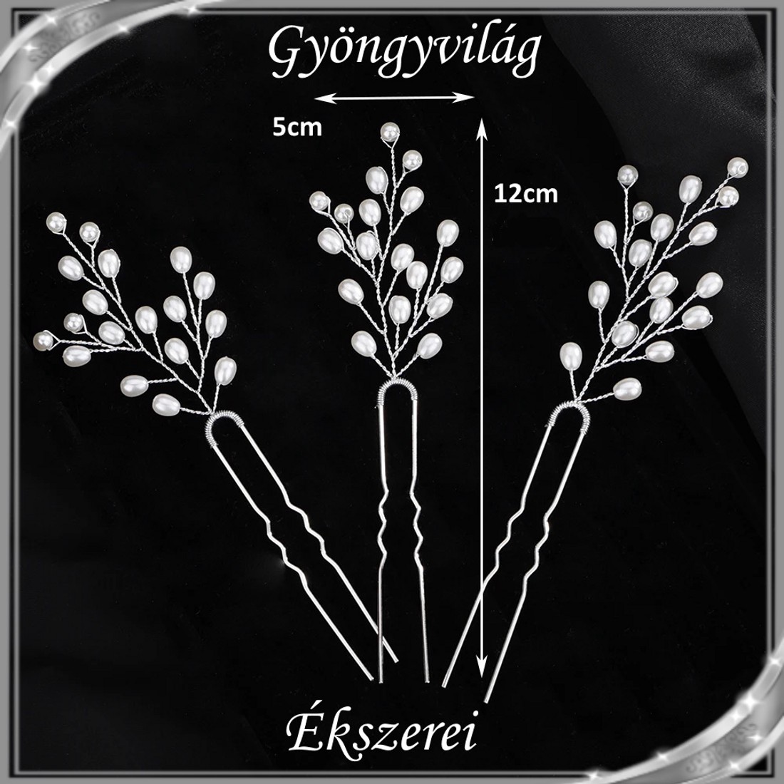 Bijuterii, ornamente de păr, catarame de păr: nuntă, mireasă, ornament de păr casual S-H-TŰ04e set alb (3db) - - Artynos.ro Bijuterii, ornamente de păr, catarame de păr: nuntă, mireasă, ornament de păr casual S-H-TŰ04e set alb (3db) - - Artynos.ro