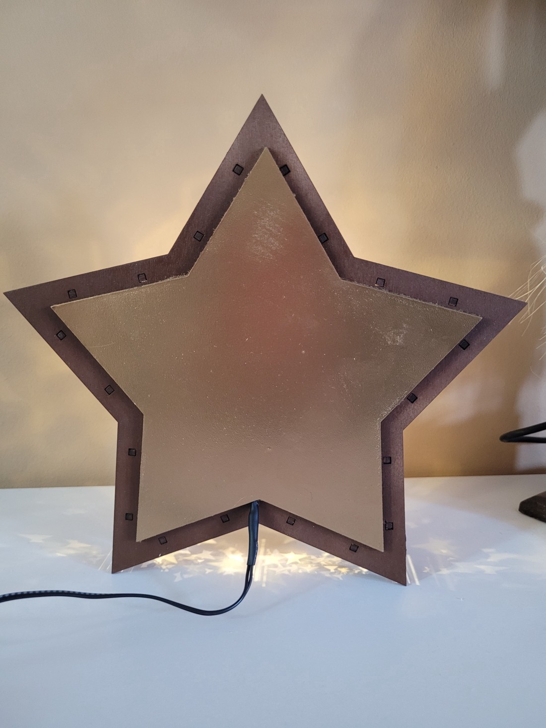 Ornament led în formă de stea - crăciun - decorațiuni de crăciun de casă - luminițe de crăciun - Artynos.ro