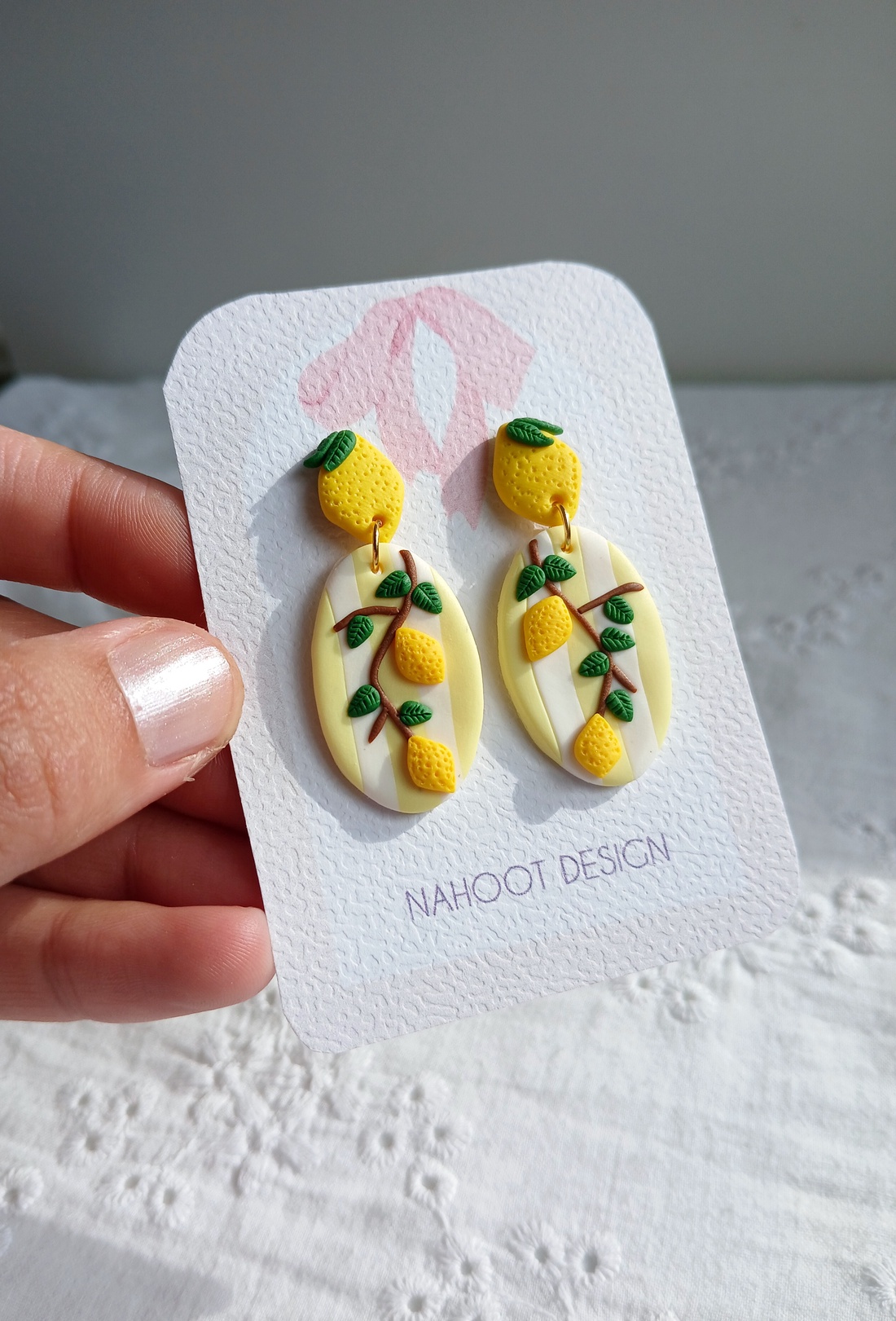 Cercei Lemons - bijuterii - cercei - cercei agățați - Artynos.ro Cercei Lemons - bijuterii - cercei - cercei agățați - Artynos.ro