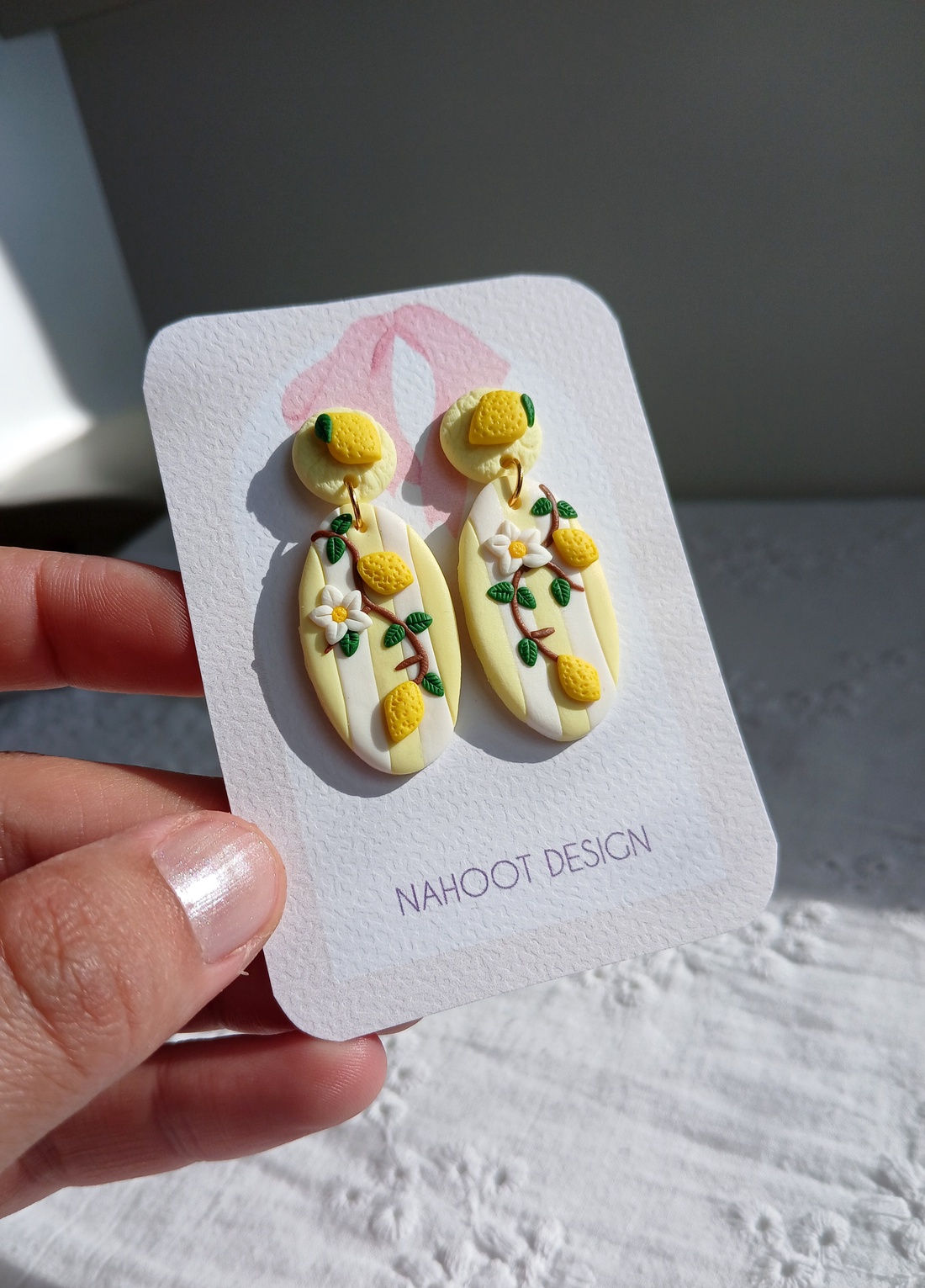 Cercei Lemons - bijuterii - cercei - cercei agățați - Artynos.ro Cercei Lemons - bijuterii - cercei - cercei agățați - Artynos.ro