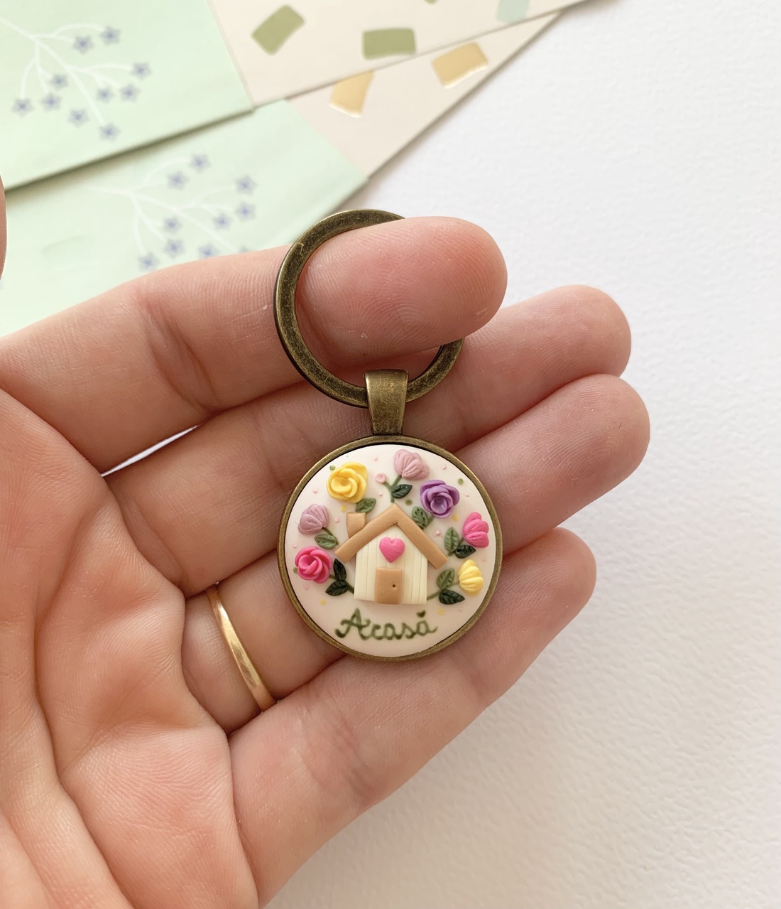 Breloc Acasa - geantă și husă - accesorii genți - breloc - Artynos.ro Breloc Acasa - geantă și husă - accesorii genți - breloc - Artynos.ro