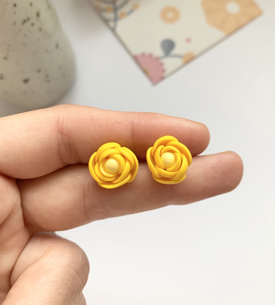 Cercei Little Roses - bijuterii - cercei - cercei agățați - Artynos.ro