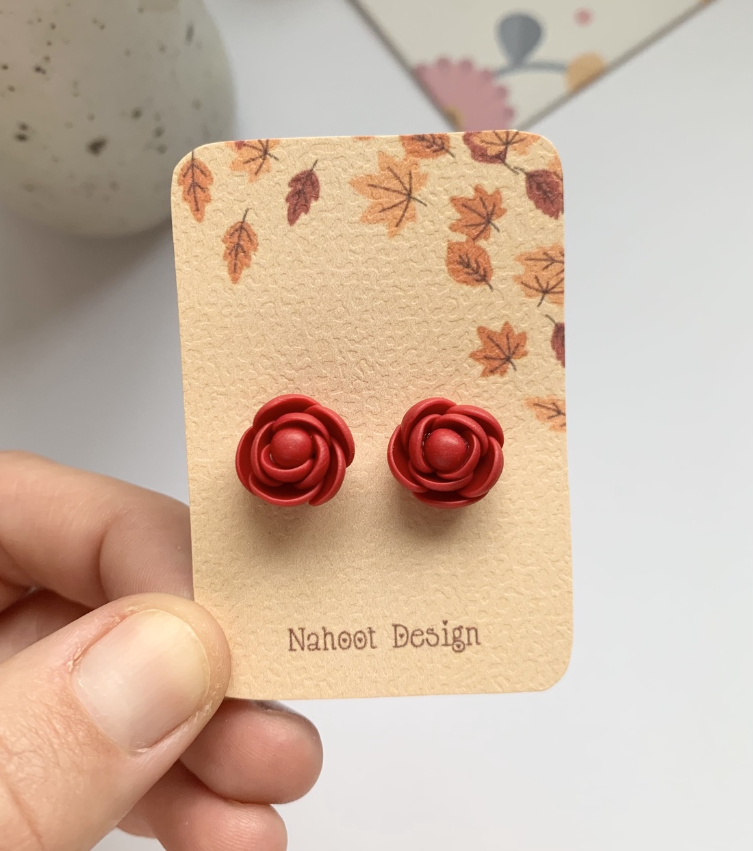 Cercei Little Roses - bijuterii - cercei - cercei agățați - Artynos.ro