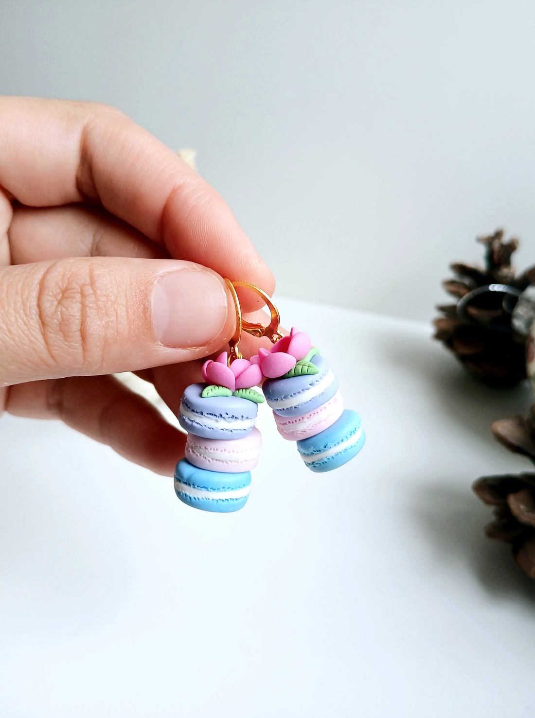 Cercei Macarons - - Artynos.ro Cercei Macarons - - Artynos.ro