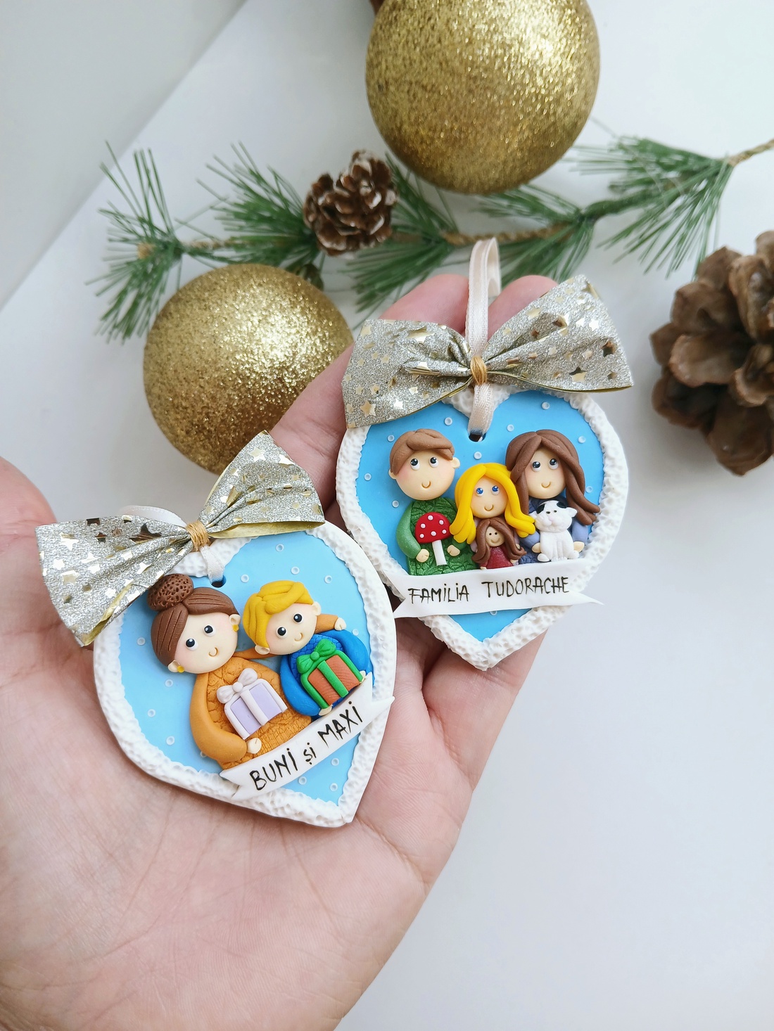 Decorațiune personalizată - crăciun - cadouri de moș crăciun - cadouri de moș crăciun - Artynos.ro