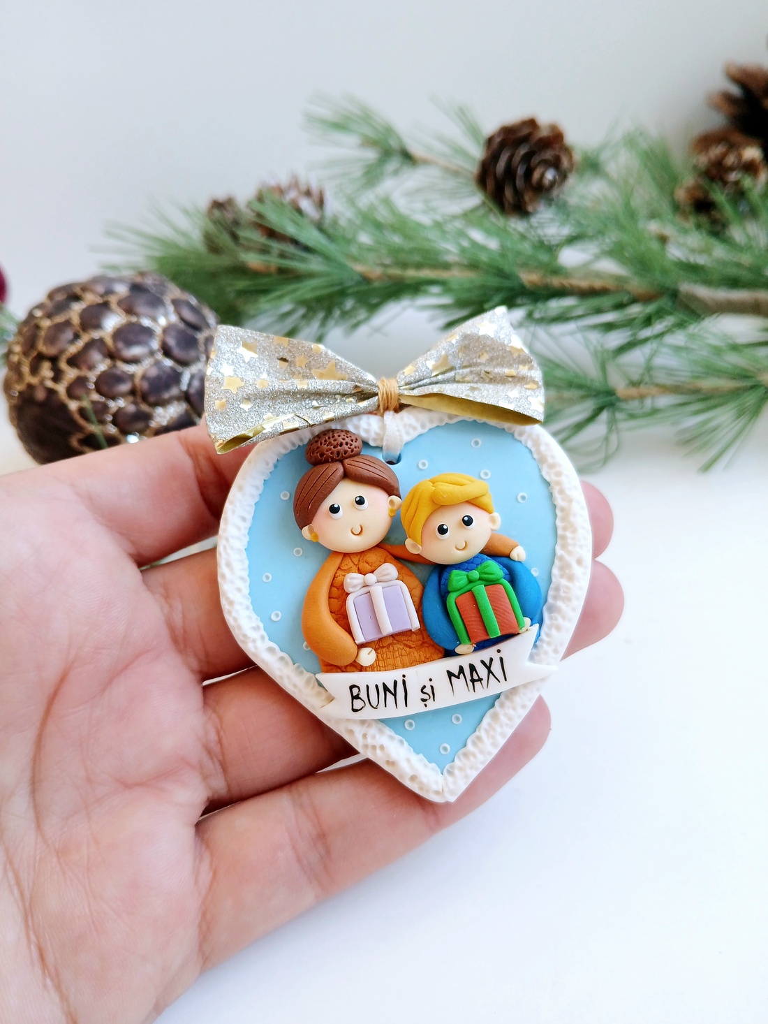 Decorațiune personalizată - crăciun - cadouri de moș crăciun - cadouri de moș crăciun - Artynos.ro