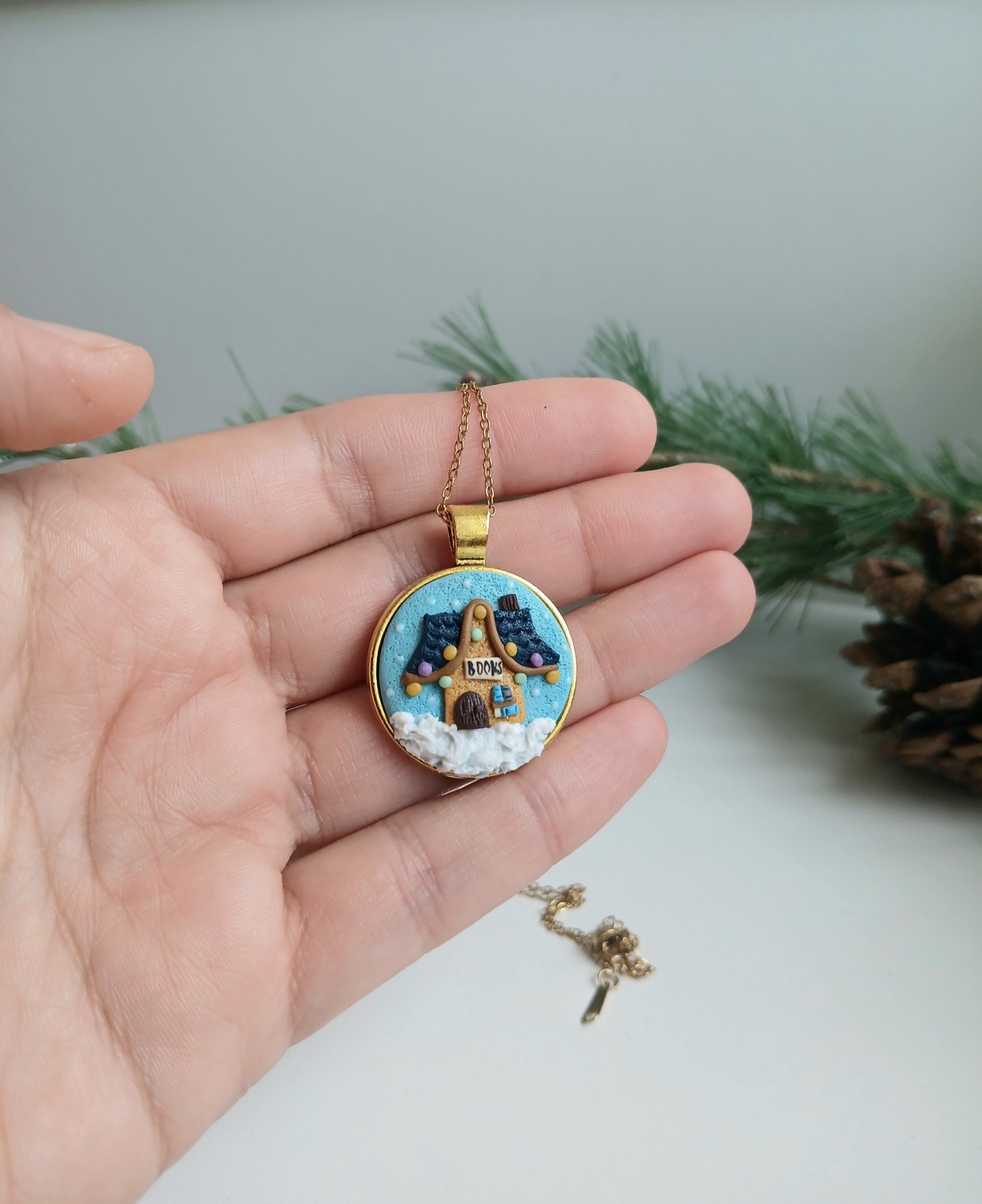 Colier Craciun - crăciun - cadouri de moș crăciun - cadouri de moș crăciun - Artynos.ro