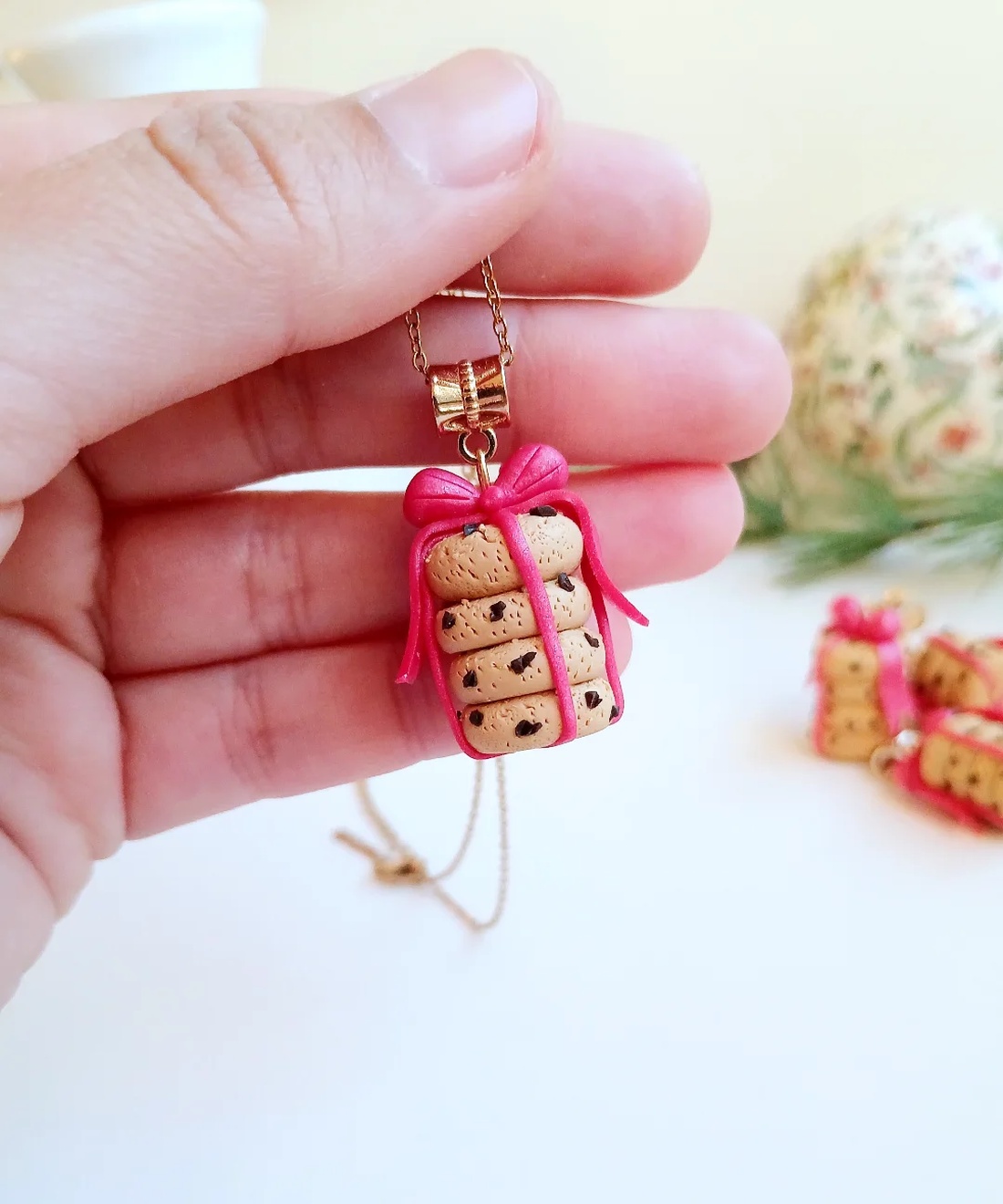 Colier Cookies - crăciun - cadouri de moș crăciun - cadouri de moș crăciun - Artynos.ro