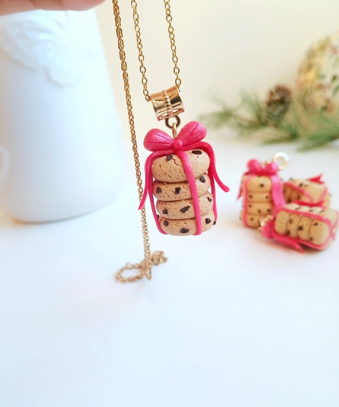 Colier Cookies - crăciun - cadouri de moș crăciun - cadouri de moș crăciun - Artynos.ro