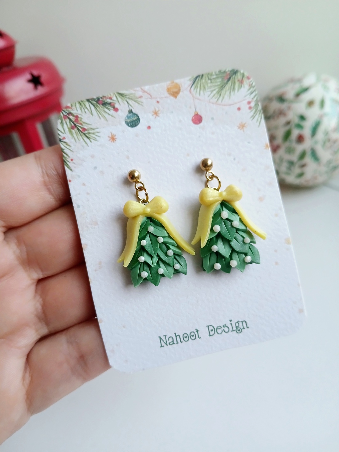 Cercei Braduti - crăciun - cadouri de moș crăciun - cadouri de moș crăciun - Artynos.ro