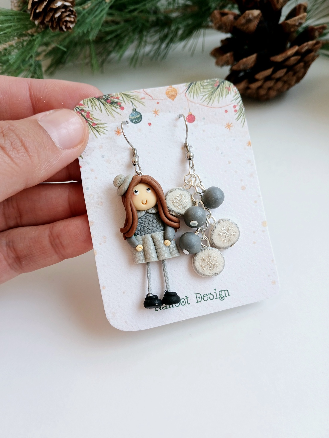 Cercei Winter - crăciun - cadouri de moș crăciun - cadouri de moș crăciun - Artynos.ro