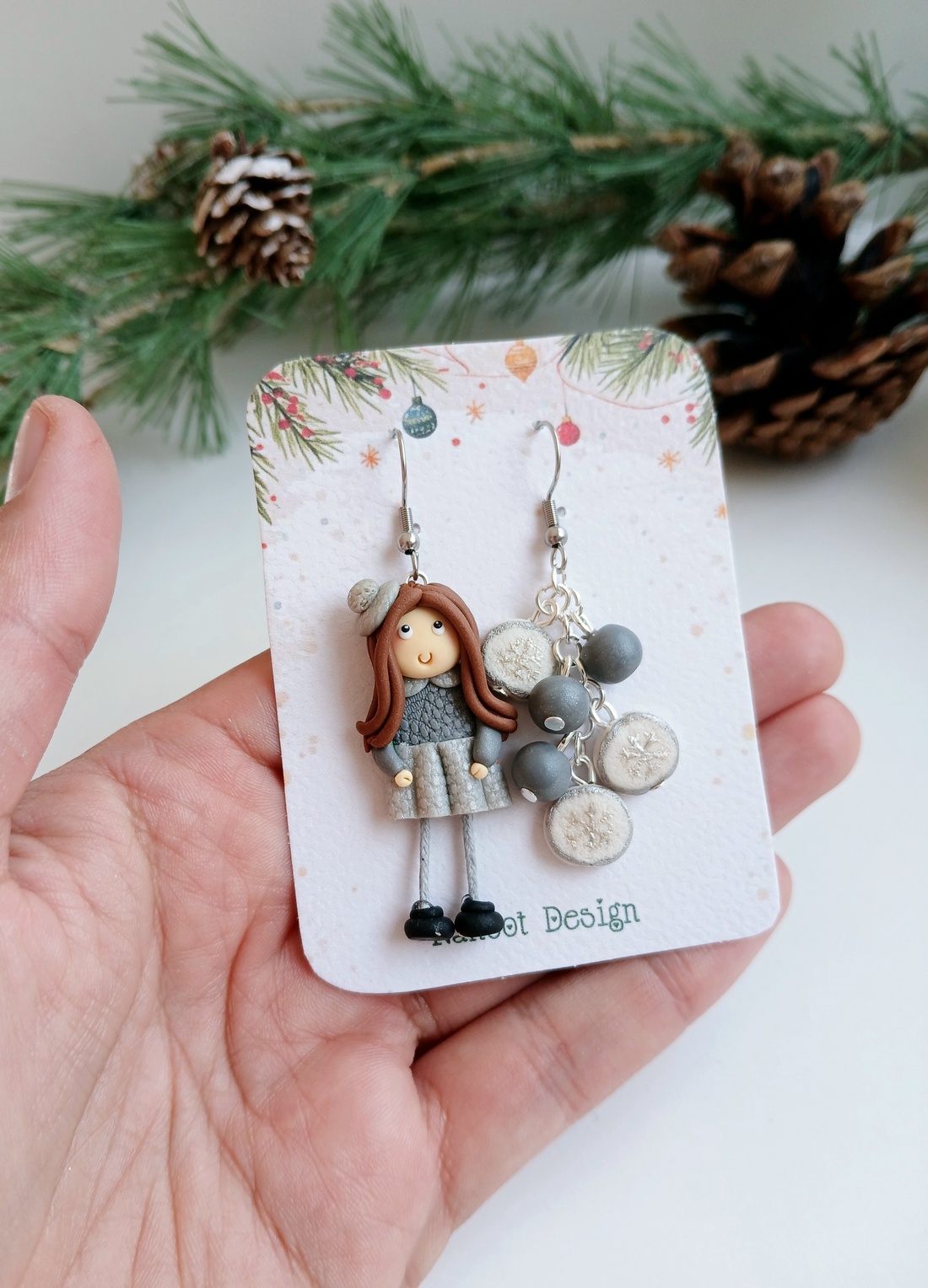 Cercei Winter - crăciun - cadouri de moș crăciun - cadouri de moș crăciun - Artynos.ro