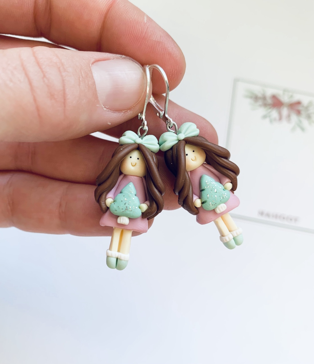 Cercei Winter Dolls - crăciun - cadouri de moș crăciun - cadouri de moș crăciun - Artynos.ro