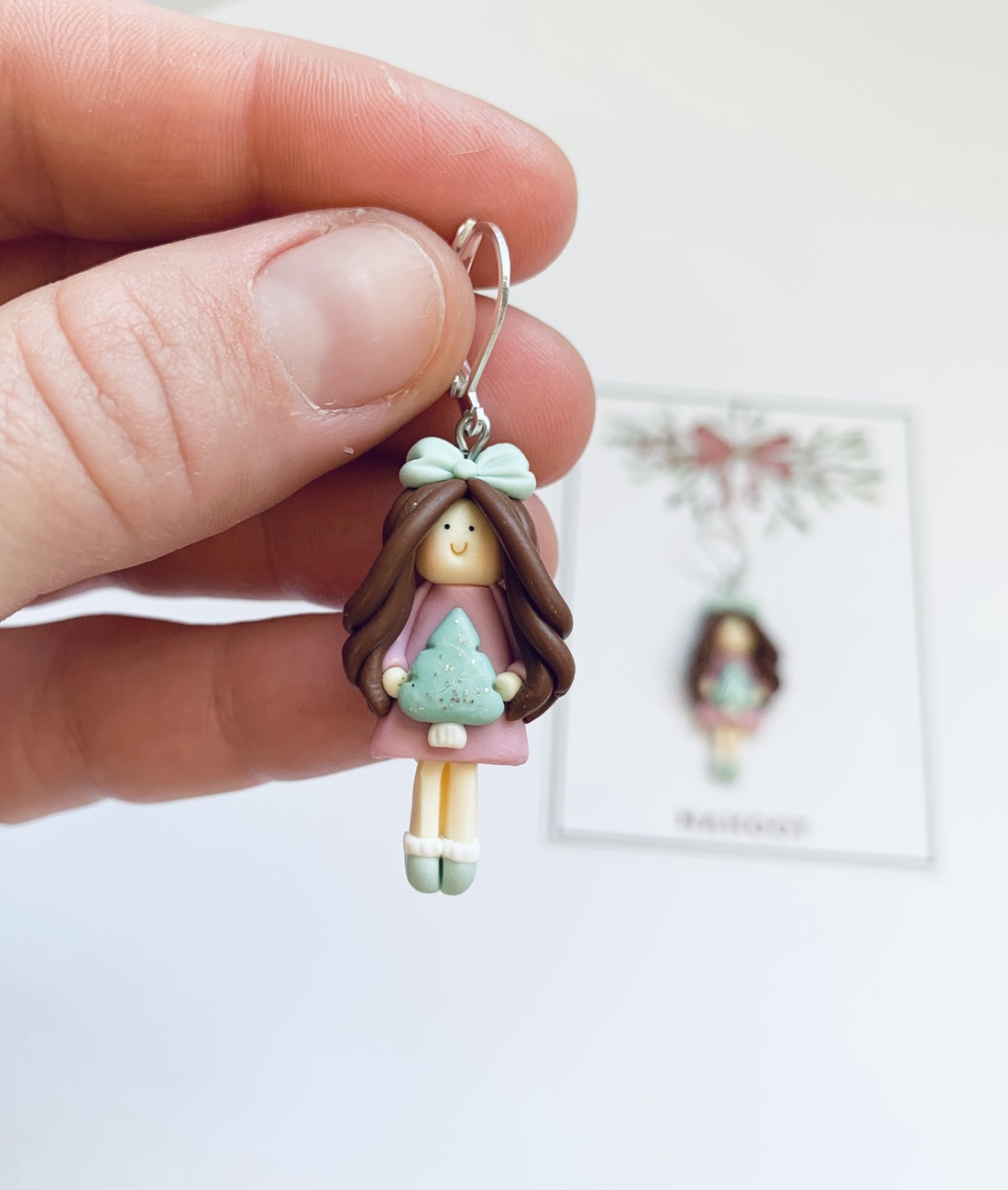 Cercei Winter Dolls - crăciun - cadouri de moș crăciun - cadouri de moș crăciun - Artynos.ro