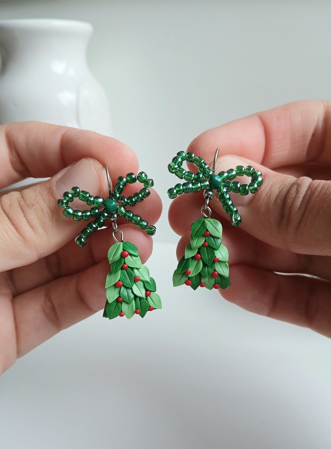 Cercei Braduti - crăciun - cadouri de moș crăciun - cadouri de moș crăciun - Artynos.ro