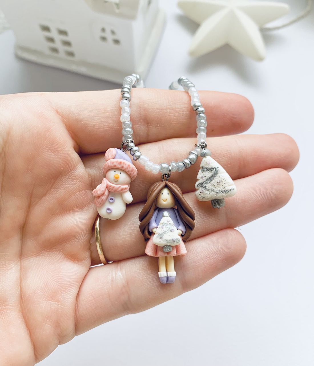 Colier Winter Feeria - crăciun - cadouri de moș crăciun - cadouri de moș crăciun - Artynos.ro