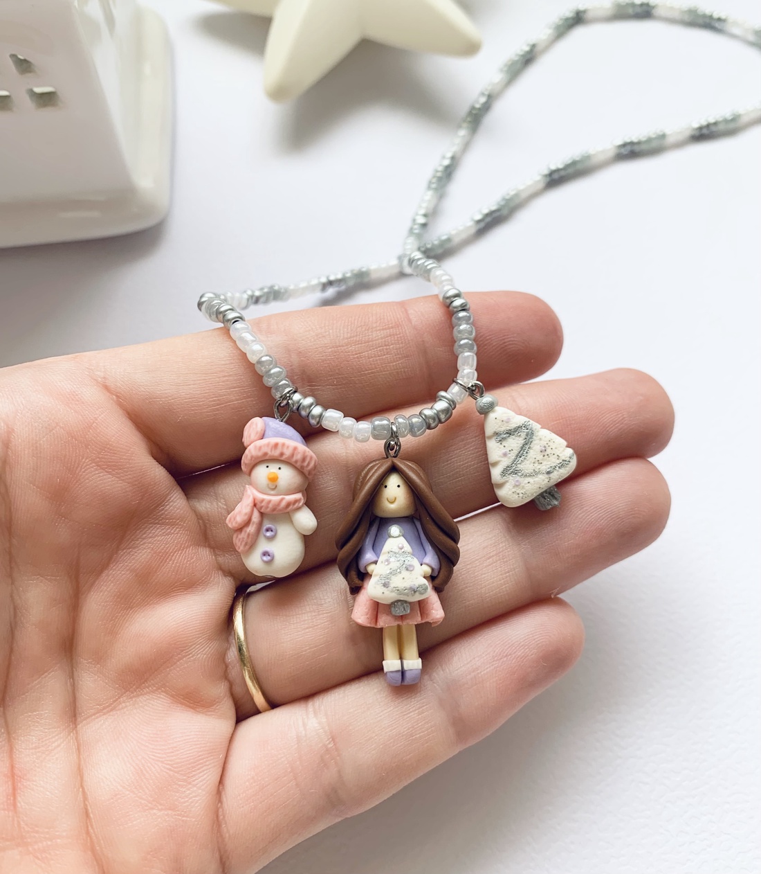 Colier Winter Feeria - crăciun - cadouri de moș crăciun - cadouri de moș crăciun - Artynos.ro