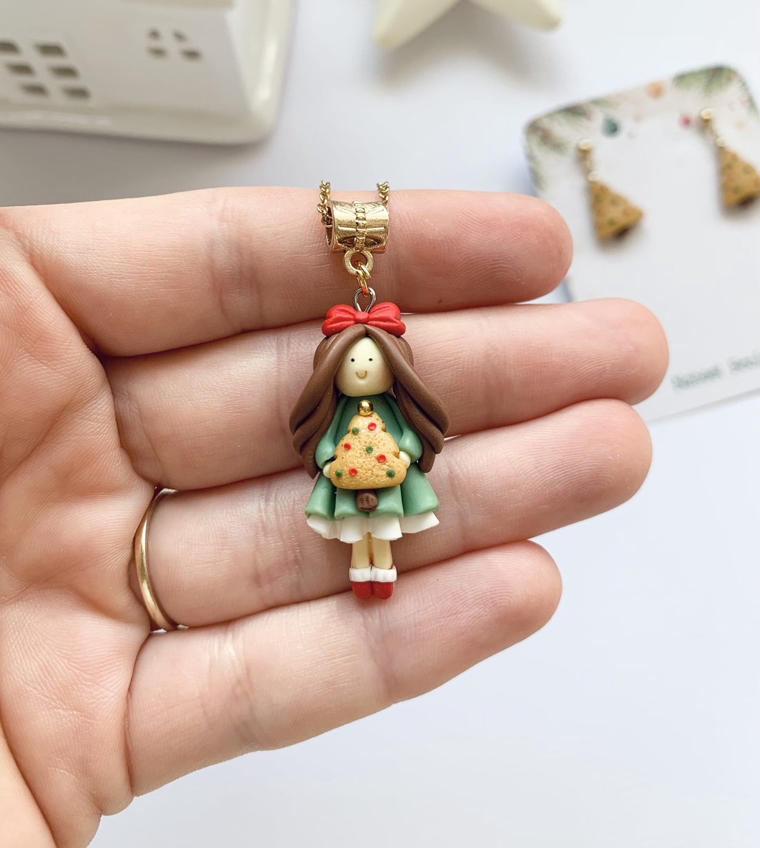  Set cercei si colier Winter Feeria - crăciun - cadouri de moș crăciun - cadouri de moș crăciun - Artynos.ro