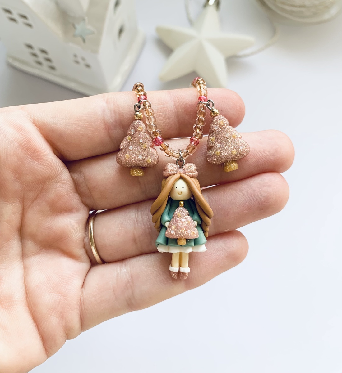 Colier Winter Story - crăciun - cadouri de moș crăciun - cadouri de moș crăciun - Artynos.ro