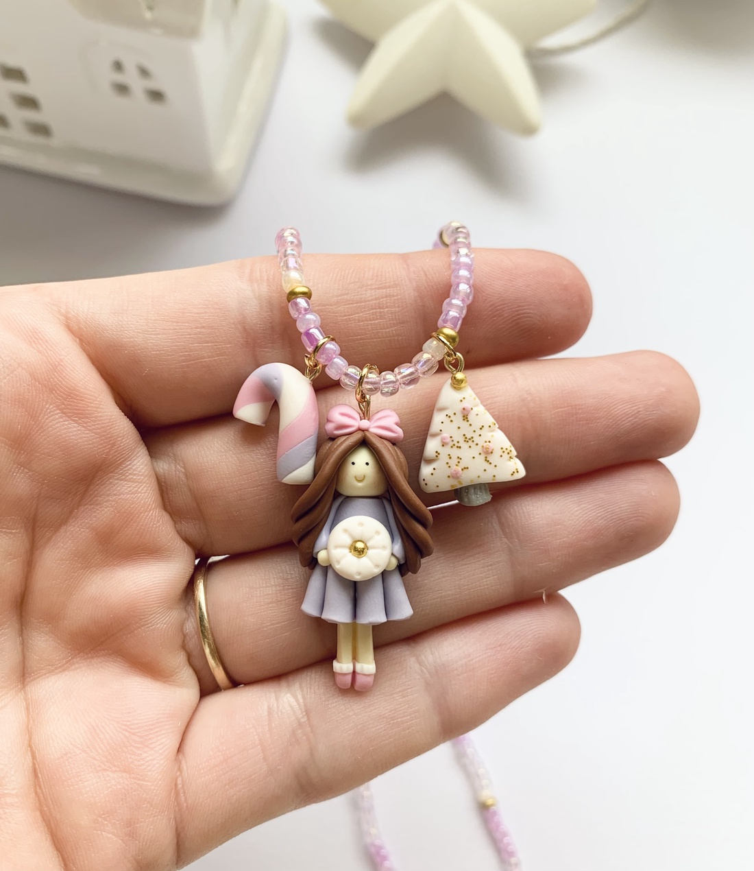 Colier Winter Wonderland - crăciun - cadouri de moș crăciun - cadouri de moș crăciun - Artynos.ro