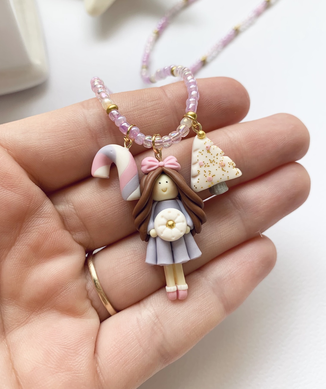 Colier Winter Wonderland - crăciun - cadouri de moș crăciun - cadouri de moș crăciun - Artynos.ro