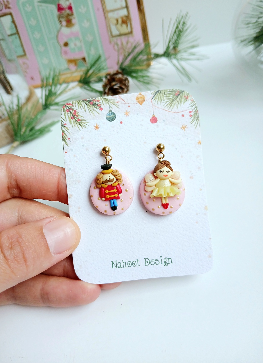 Cercei Nutcracker - crăciun - cadouri de moș crăciun - cadouri de moș crăciun - Artynos.ro