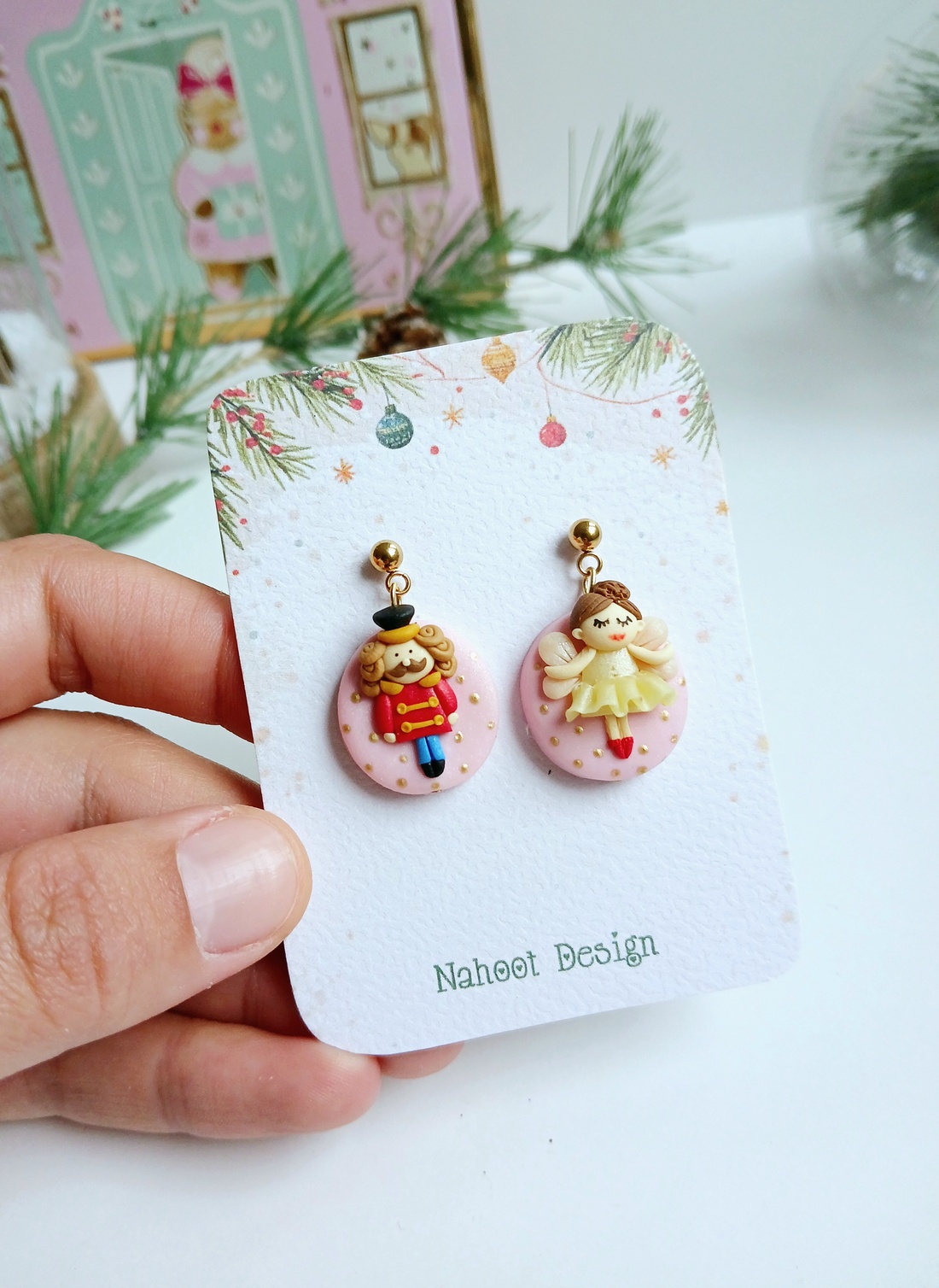 Cercei Nutcracker - crăciun - cadouri de moș crăciun - cadouri de moș crăciun - Artynos.ro