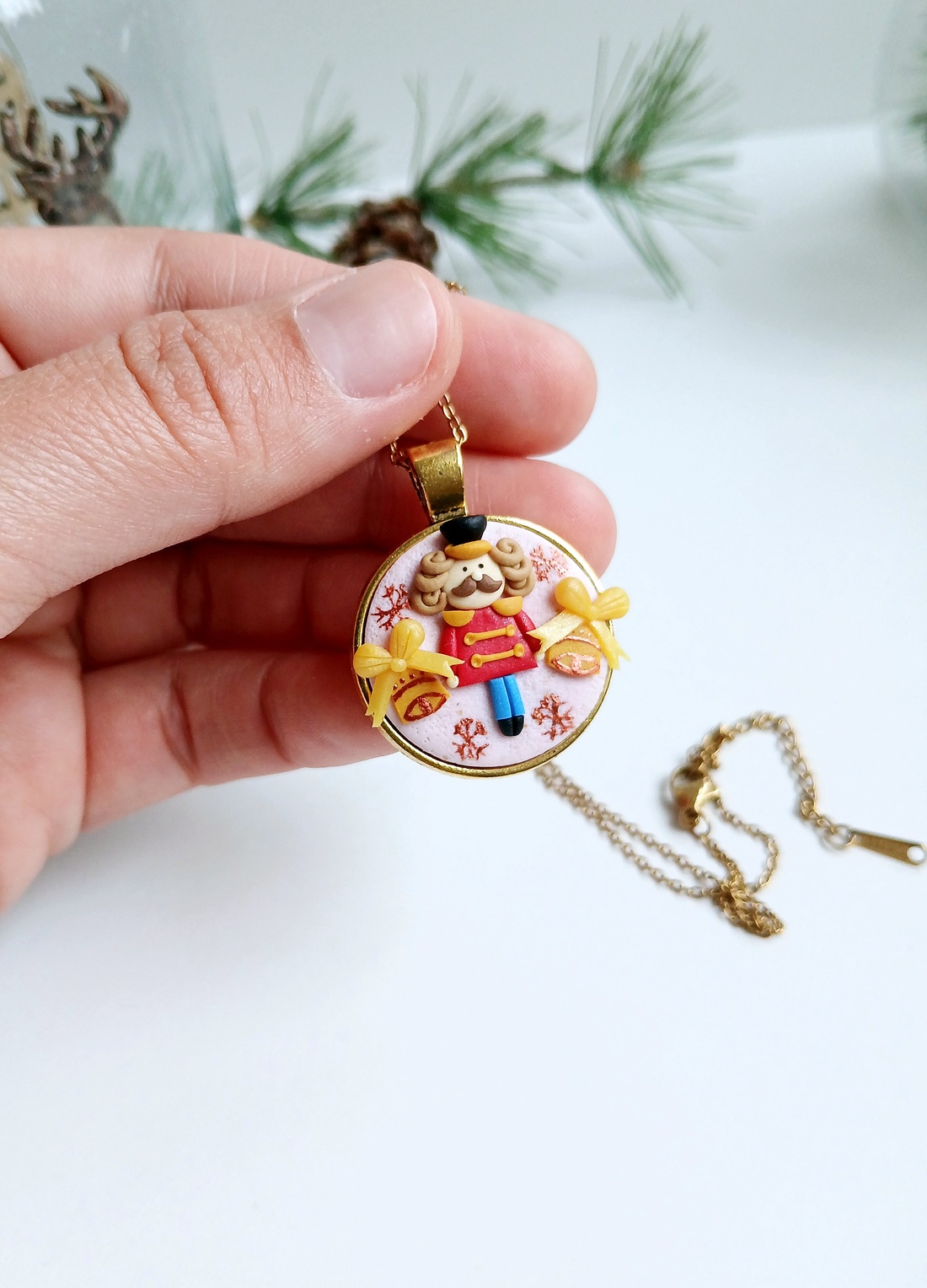 Colier Craciun - crăciun - cadouri de moș crăciun - cadouri de moș crăciun - Artynos.ro