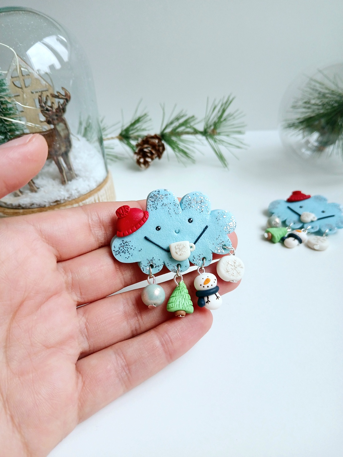 Brosa Norisor - crăciun - cadouri de moș crăciun - cadouri de moș crăciun - Artynos.ro