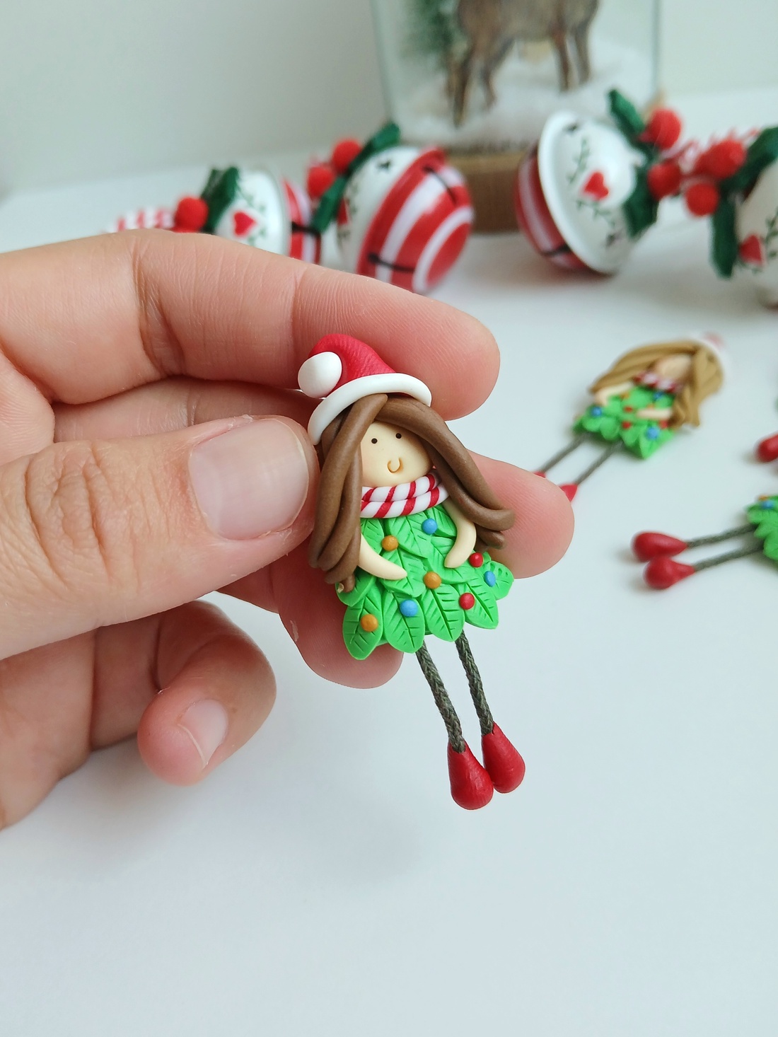 Brosa Craciunita - crăciun - cadouri de moș crăciun - cadouri de moș crăciun - Artynos.ro