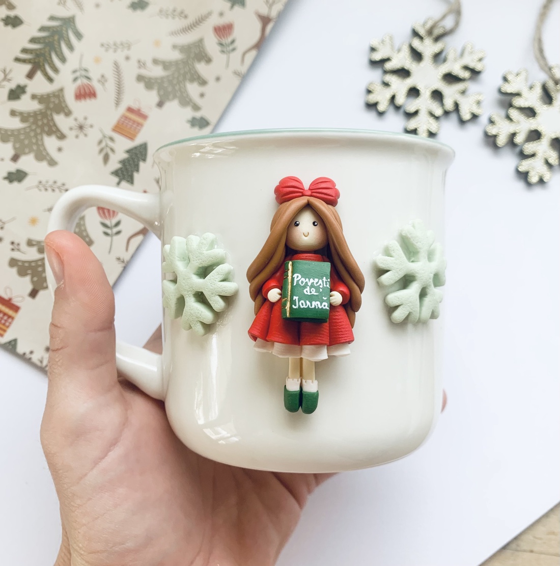 Accesoriu Cana Winter Wonderland - crăciun - cadouri de moș crăciun - cadouri de moș crăciun - Artynos.ro